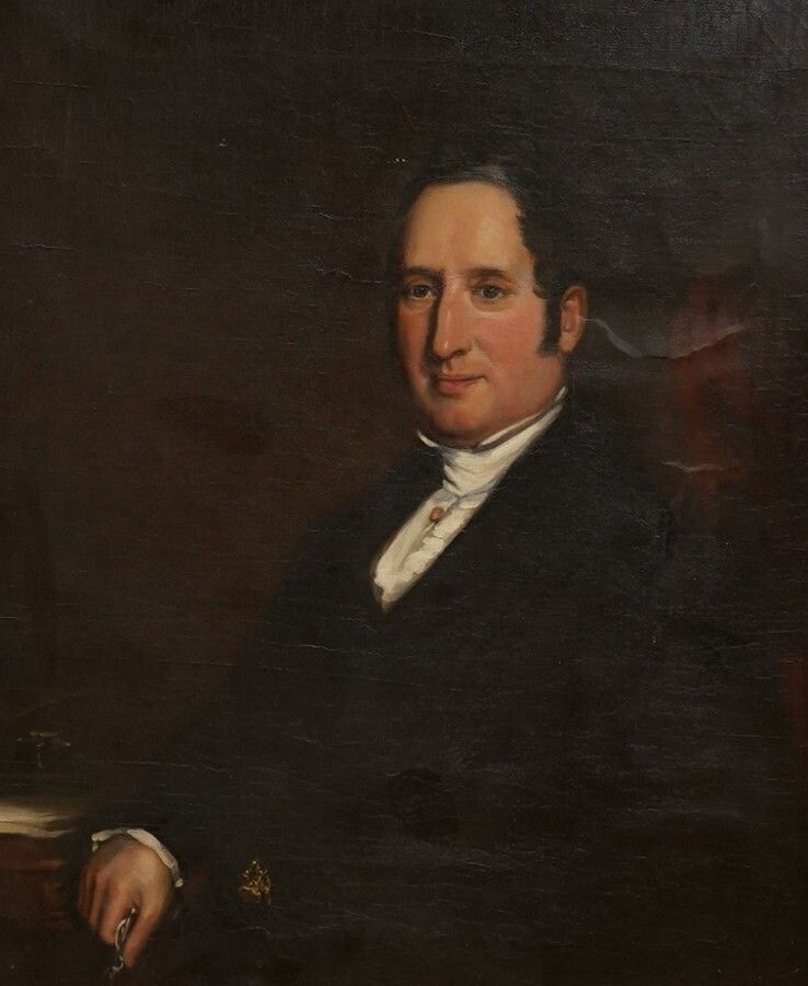 Georgian Regency Oil Portrait Painting photo for sale