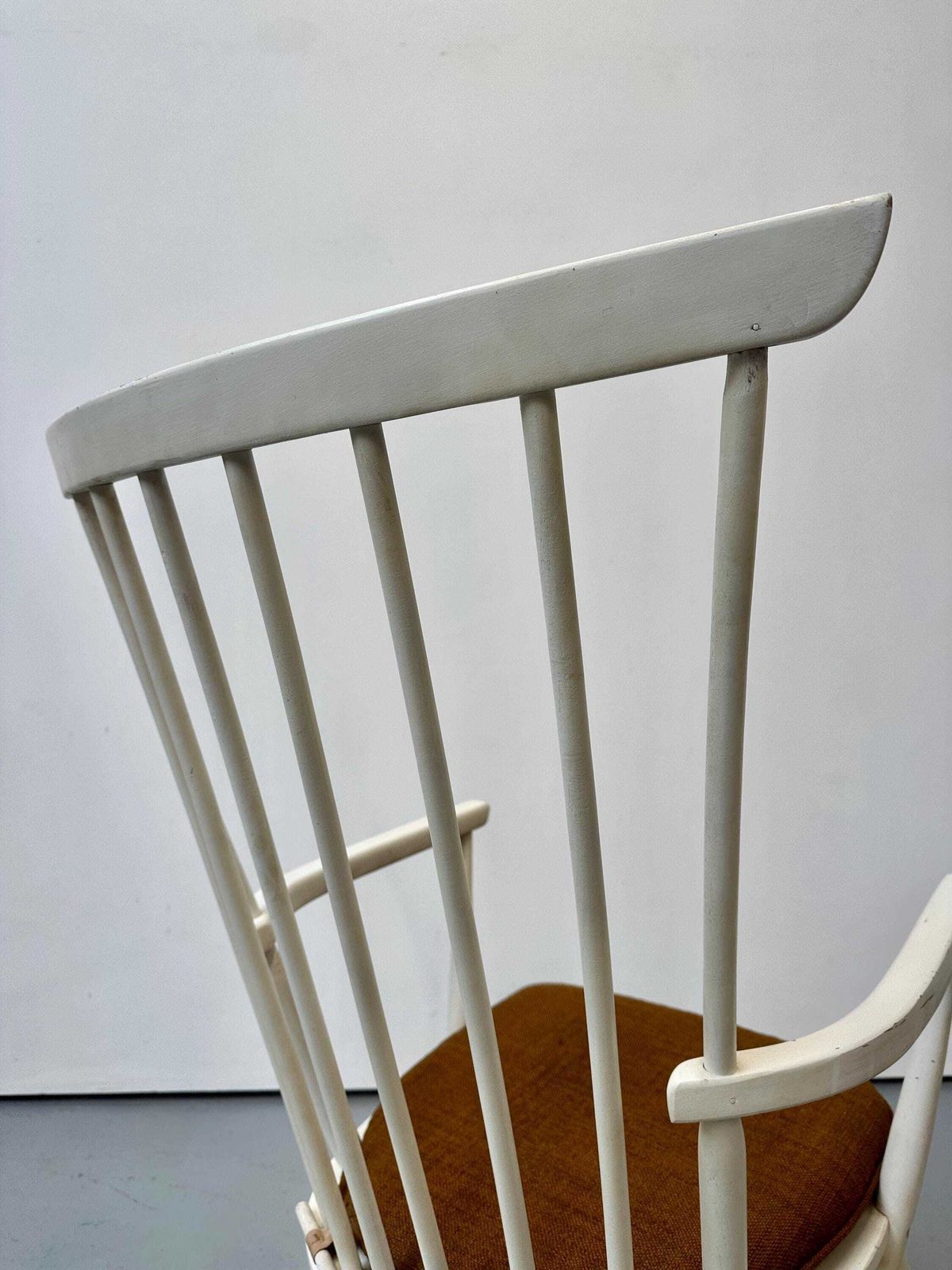 Vintage 1960s Swedish Danish Rocking Chair. Lena Larsson Nesto. Scandi Mid Century photo 380.0