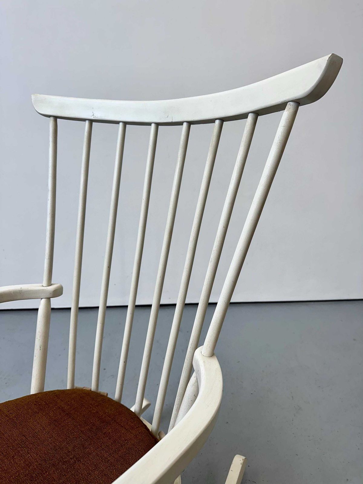 photo furniture Vintage 1960s Swedish Danish Rocking Chair. Lena Larsson Nesto. Scandi Mid Century