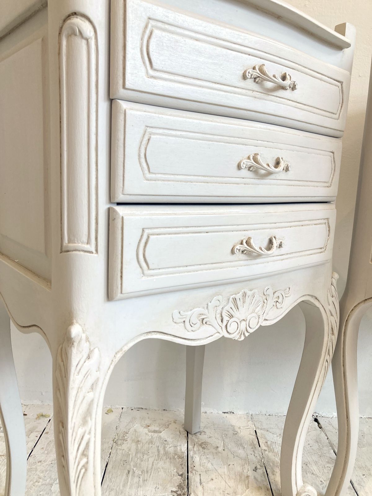 Painted Pair Of French Bedsides photo 425.0