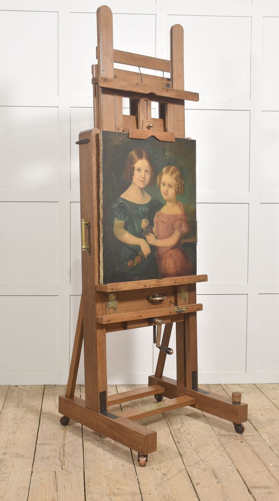 photo vintage Winsor & Newton Oak Studio Easel