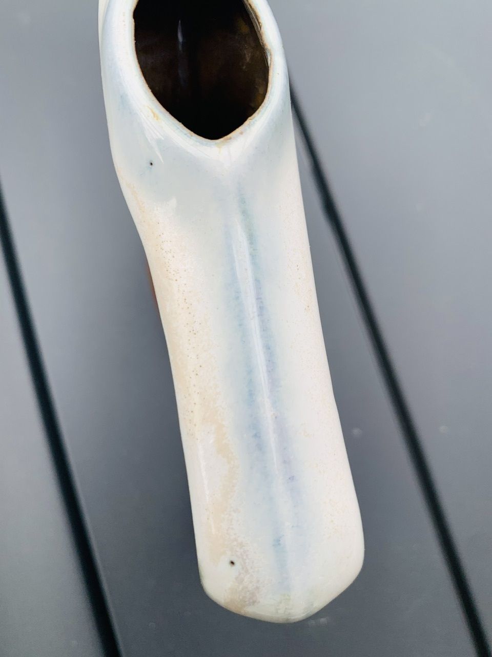 Home Decor Mid Century, Scandinavian Style Stem Vase, Circa 1960's photo