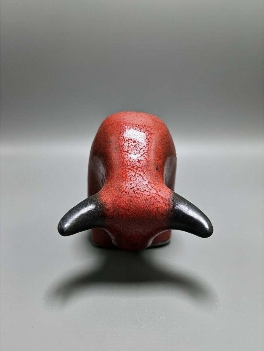 Otto Keramik Classic Ceramic Bull West German Pottery Fat Lava photo Art
