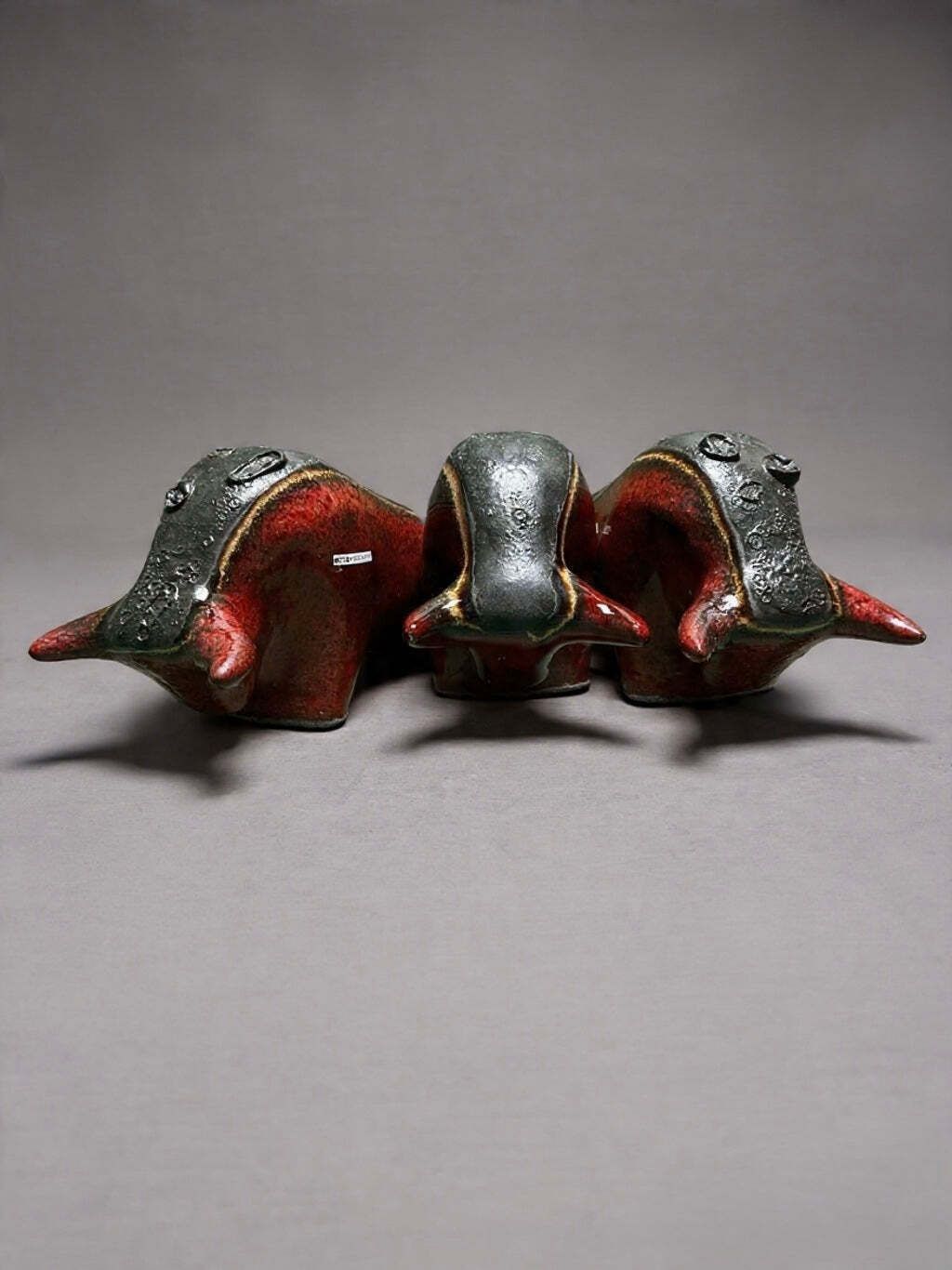 photo for sale Otto Keramik Classic Ceramic Bull West German Pottery Fat Lava