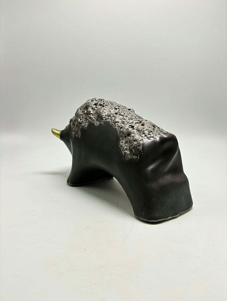 photo furniture Otto Keramik Gold Edition Ceramic Bull West German Pottery Fat Lava