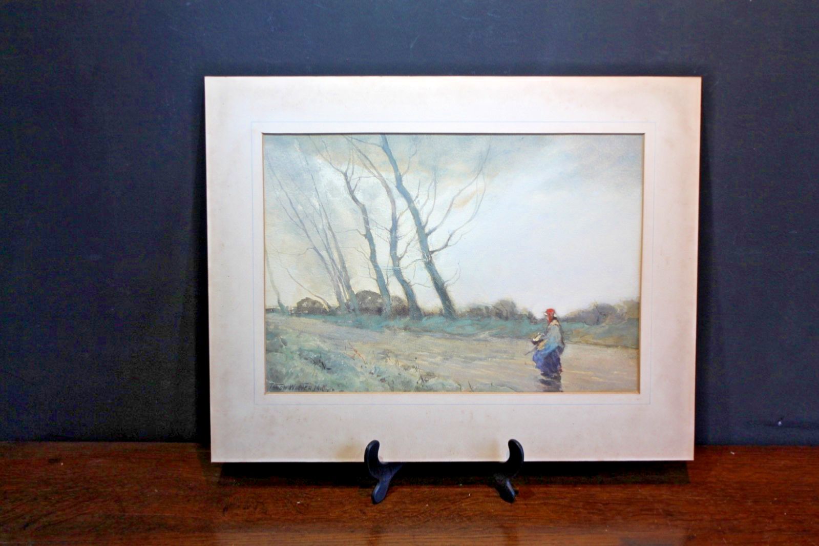 Antique Original Art Work By William Tatton Winter, Rba.  Victorian photo for sale