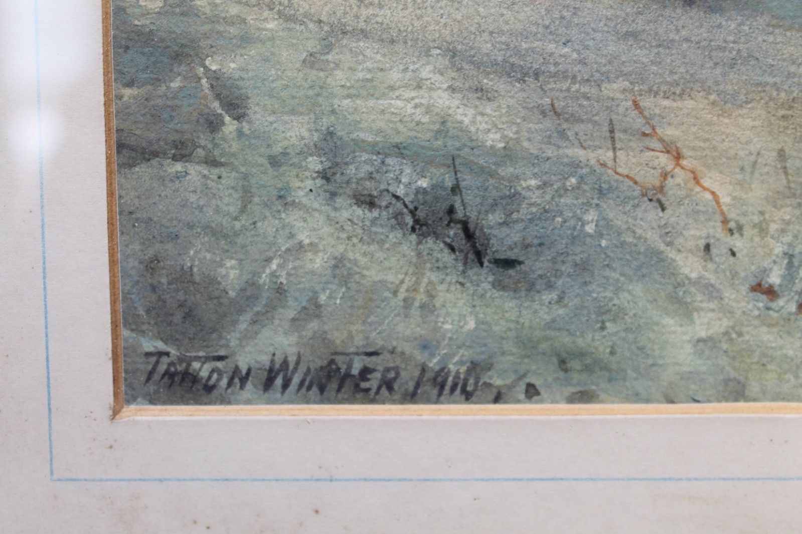 Art Antique Original Art Work By William Tatton Winter, Rba.  Victorian photo