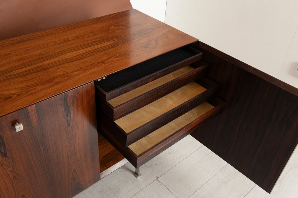 Danish Rosewood Sideboard By Poul Nørreklit For Georg Petersens Møbelfabrik C.1965 photo vintage
