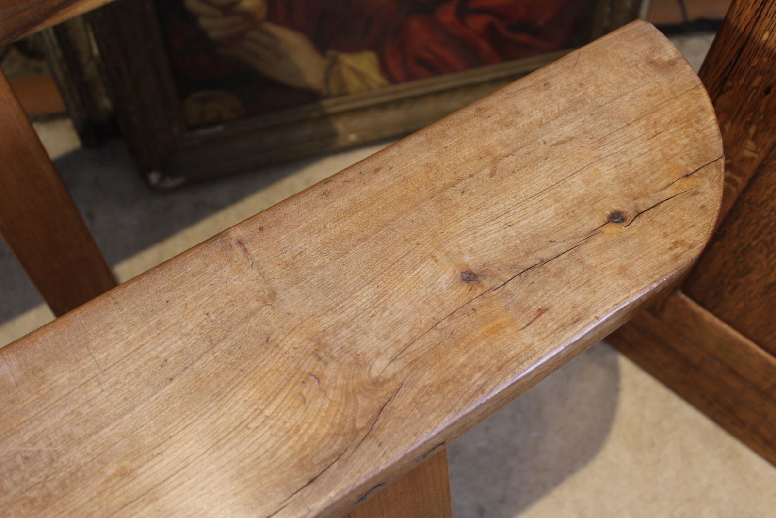 Benches Refectory French Fruitwood Dining Pair C1880 photo Furniture