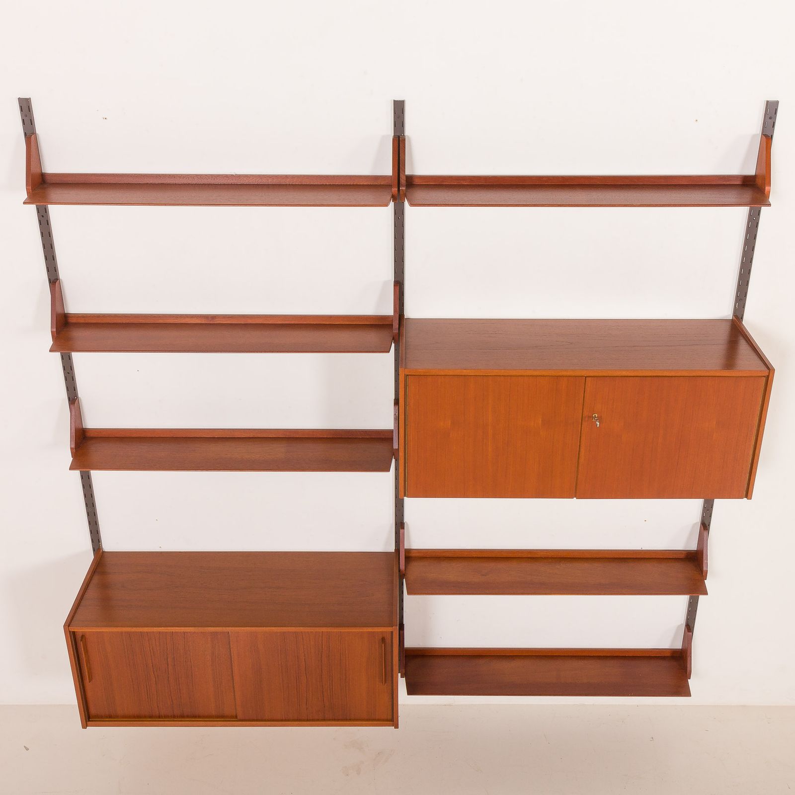 Mid Century Teak Wall Unit By Dieter Reinhold For Wk Möbel, Germany, 1960s photo vintage