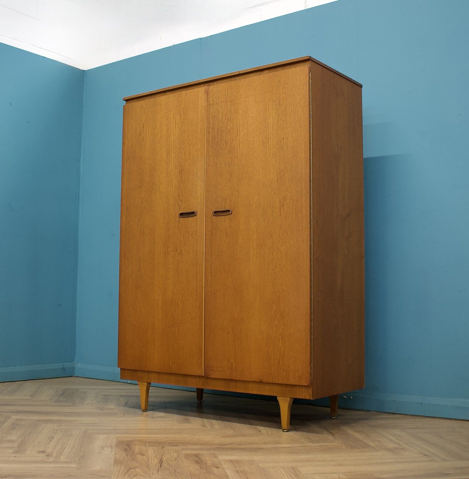 Mid Century Teak Wardrobe From Stonehill, 1960s  #1768 photo for sale