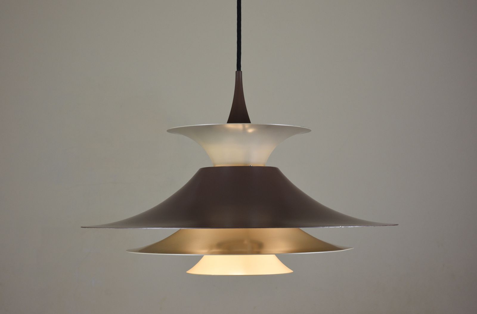 Radius 1 Pendant Lamp By Eric Baslev For Fog And Mørup, 1970s