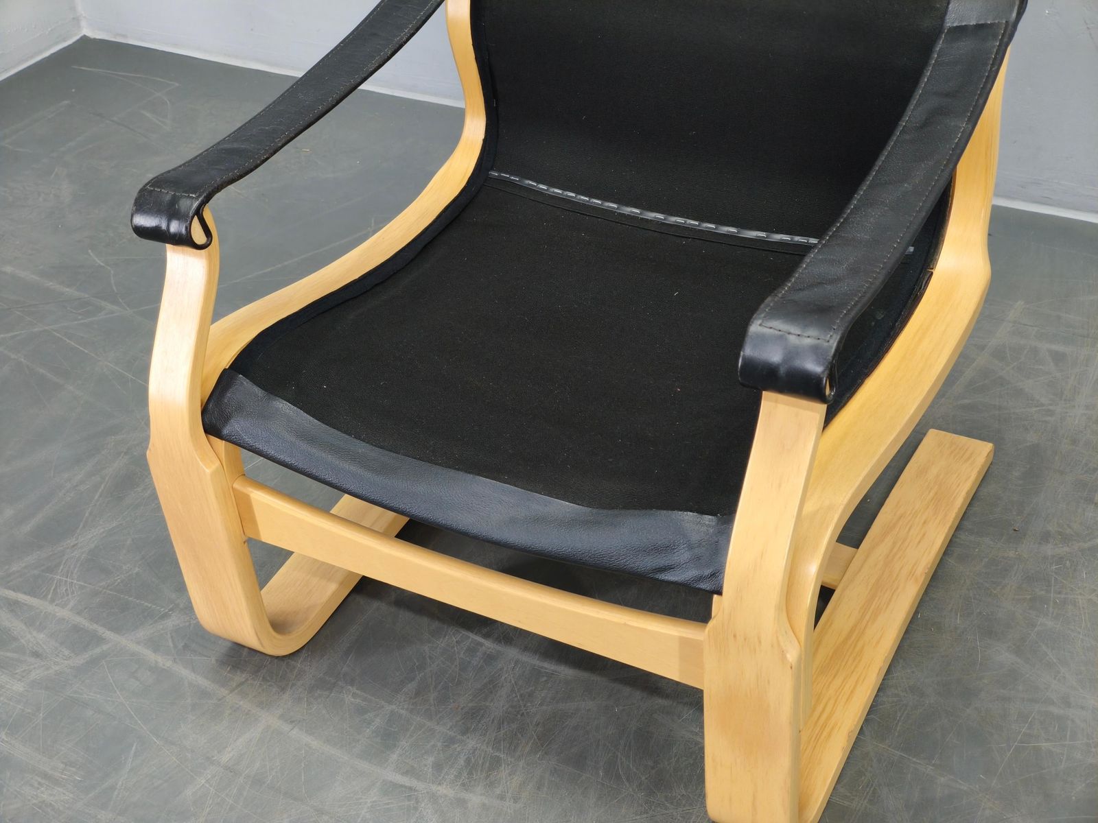 1874.0 Paar lederen lounge stoelen van Åke Fribytter voor Nelo Kroken, jaren 1960 photo