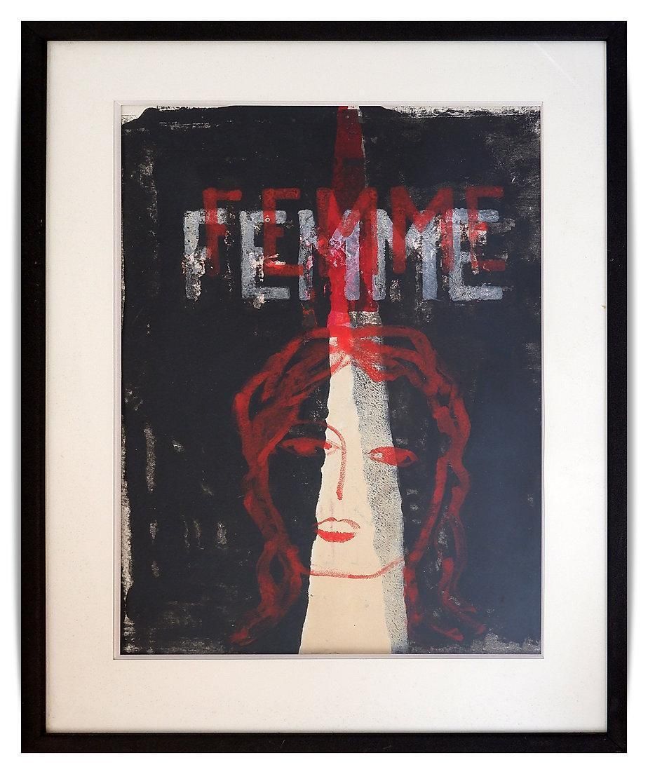 Jean Marie Planques (1932 1992) Untitled   Works On Paper   Sold As A Set photo furniture