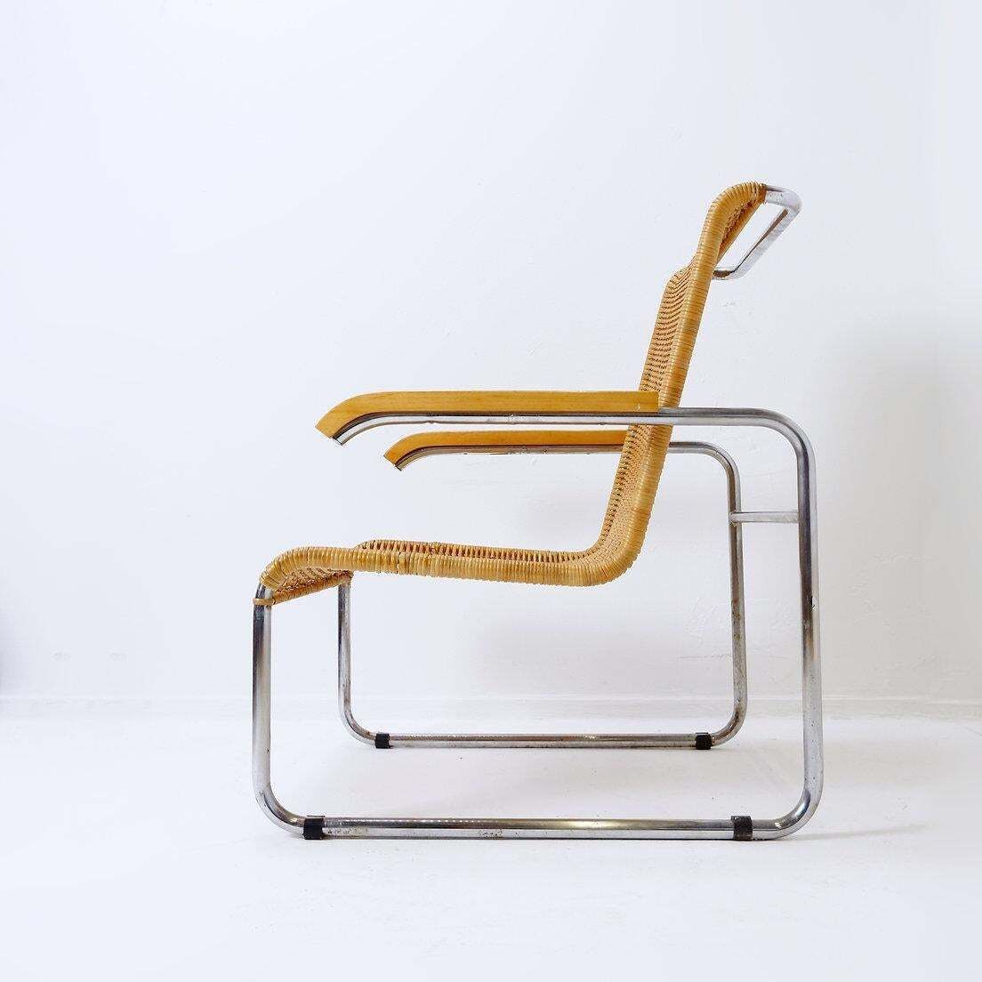 Armchair In The Style Of Breuer For Thonet   Circa 1990 photo furniture