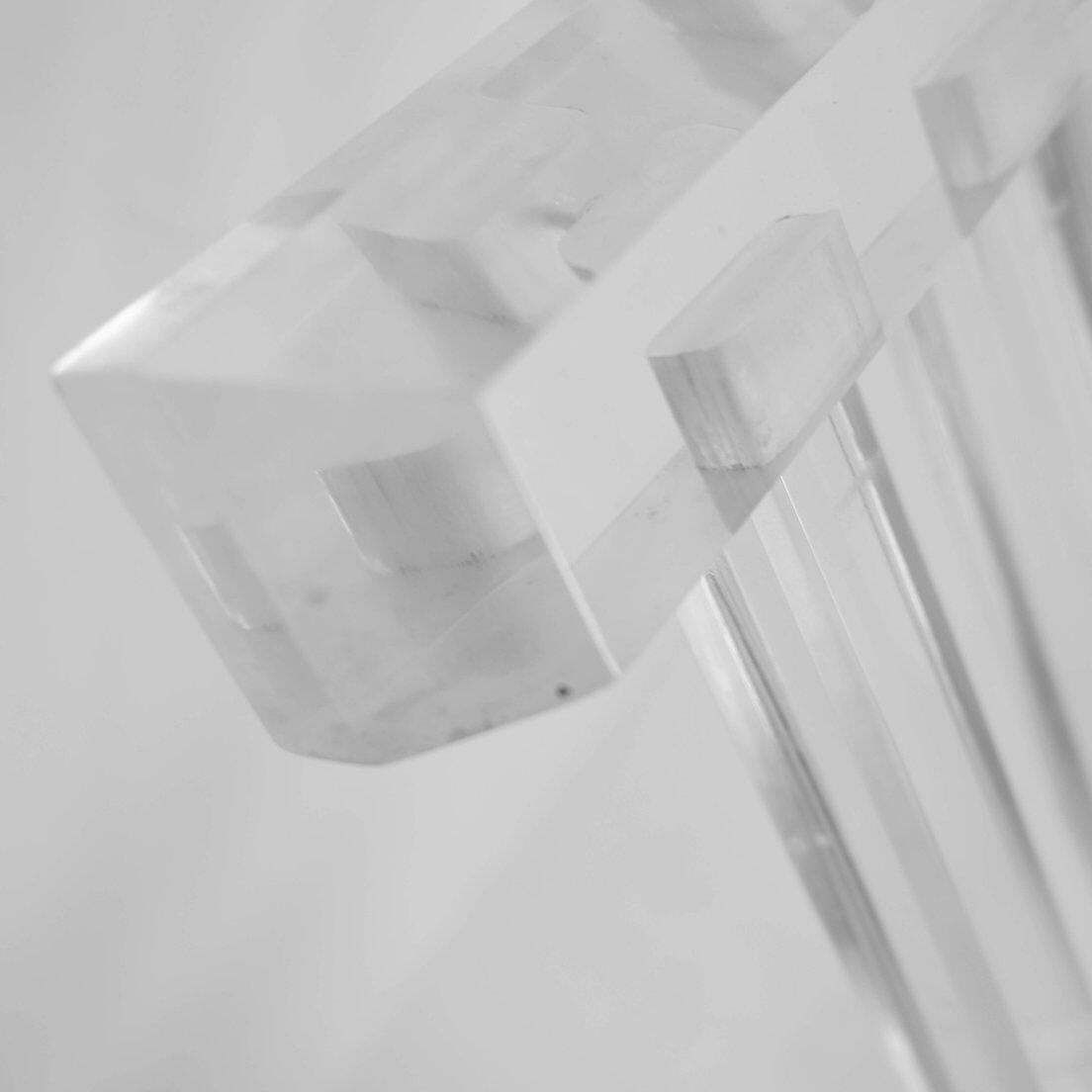 "Transparence" Collection By David Lange "Dagobert" Curule Seat   1970s photo 581.0