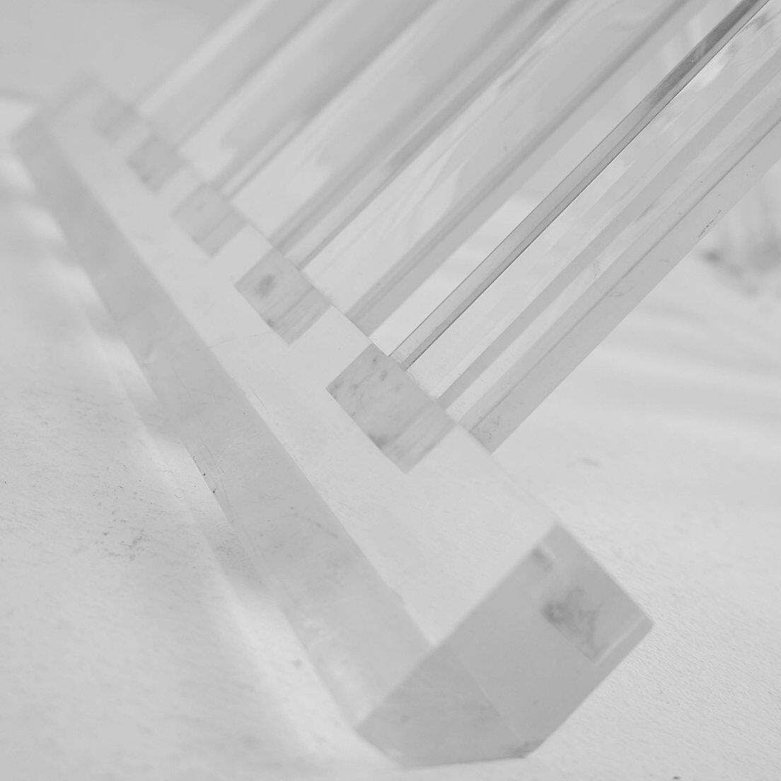 photo for sale "Transparence" Collection By David Lange "Dagobert" Curule Seat   1970s
