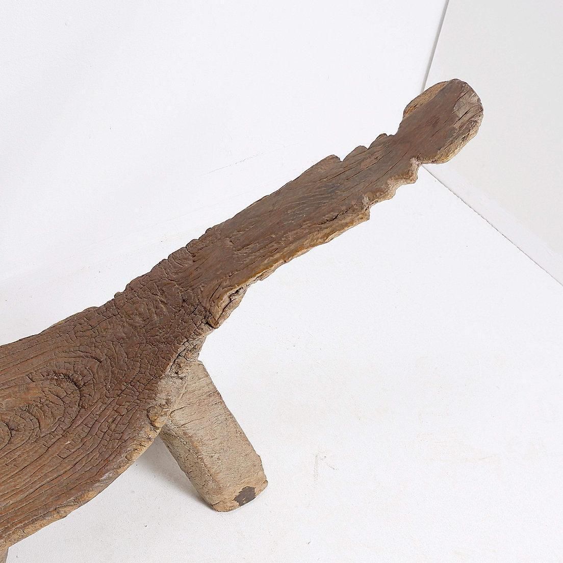 photo for sale "Lobi" African Tripod Wooden Stool From Burkina Faso