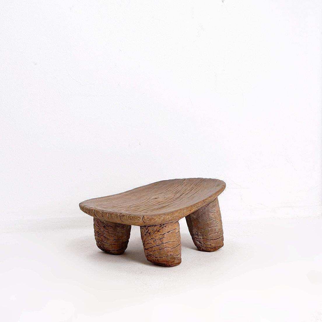 African "Senufo" Stool Hand Carved   Ivory Coast photo 487.0