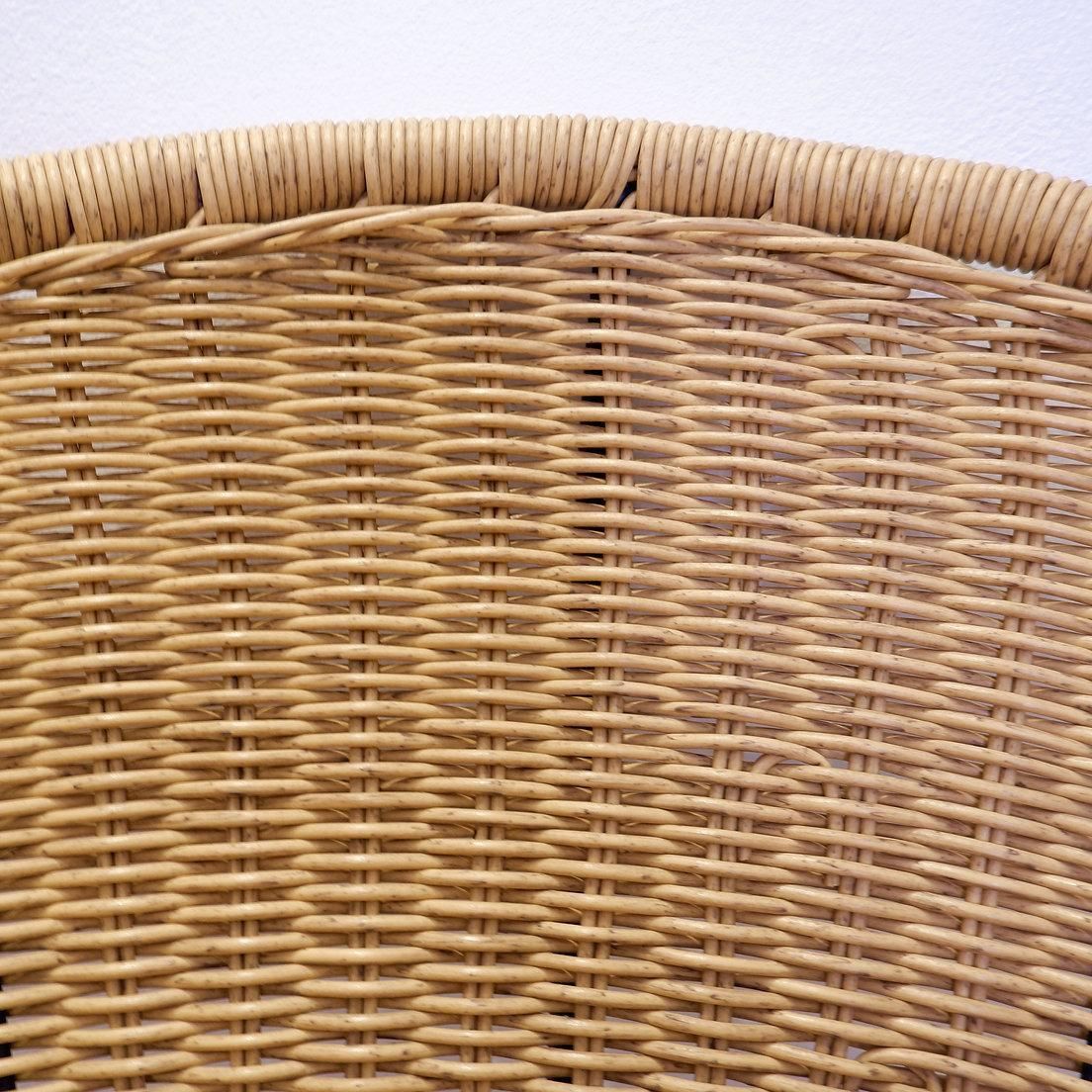 Bohemian Armchairs In Synthetic Wicker And Metal Frame, Circa 1990 photo furniture