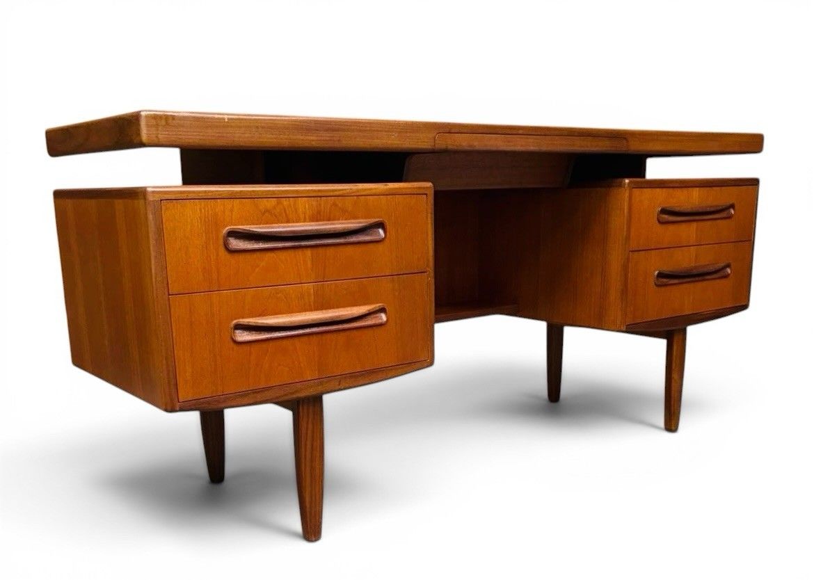 photo for sale G Plan Teak Desk Fresco Mid Century Retro C1960s Floating Surface Rare