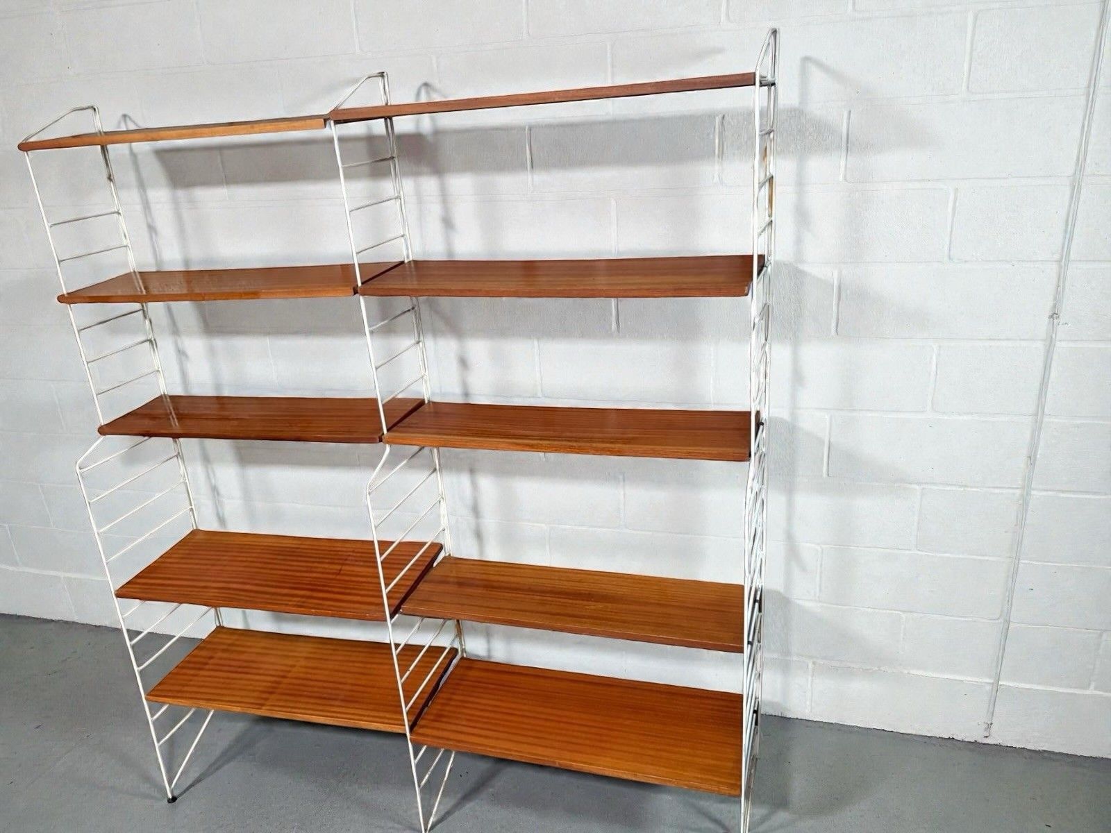 Swedish Nissie Strinning Teak Shelving System Bookcase Mid Century C1960s photo buy