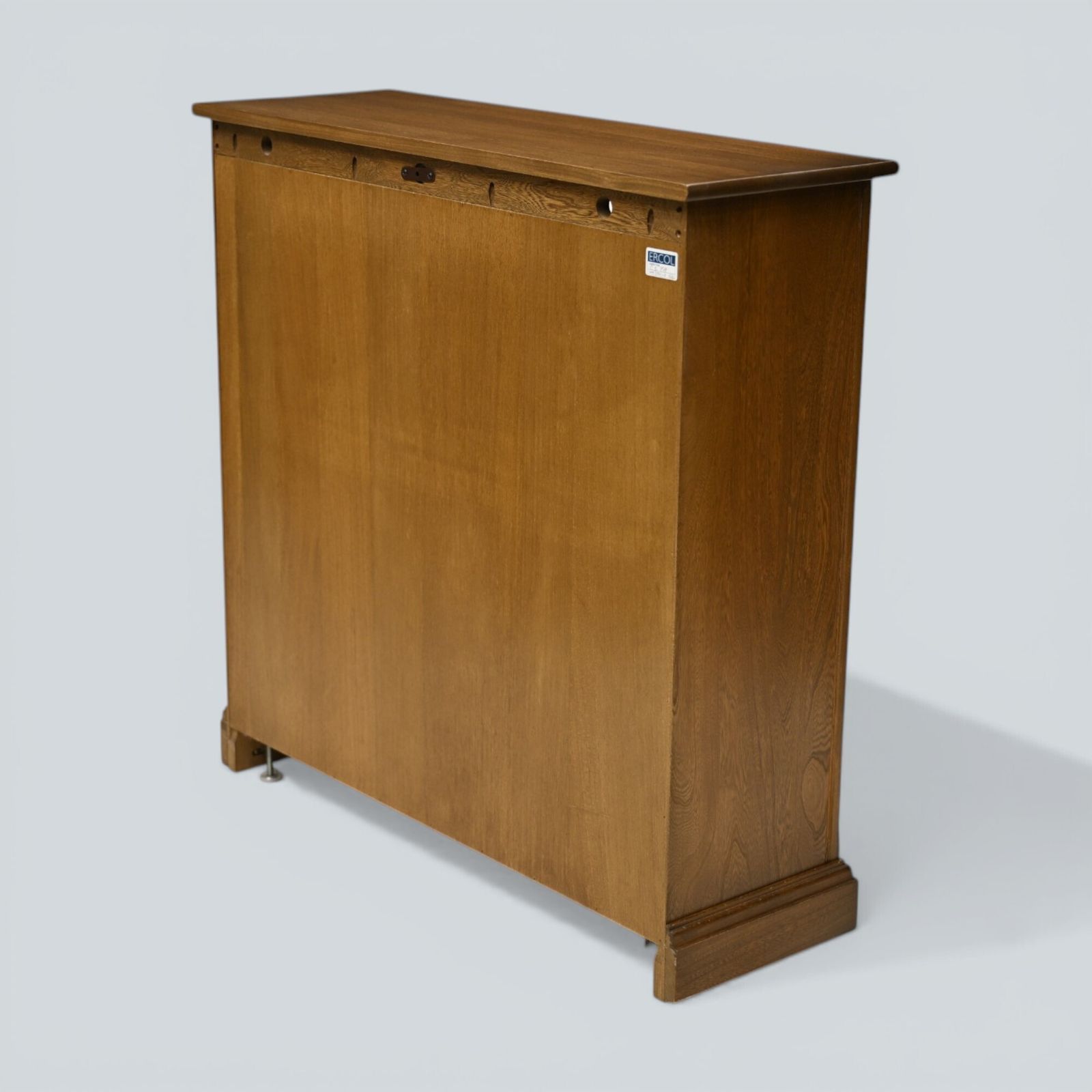 Ercol Low Wide Bookcase 2 Shelves Golden Dawn Finish Mural Free Uk Delivery* photo vinterior