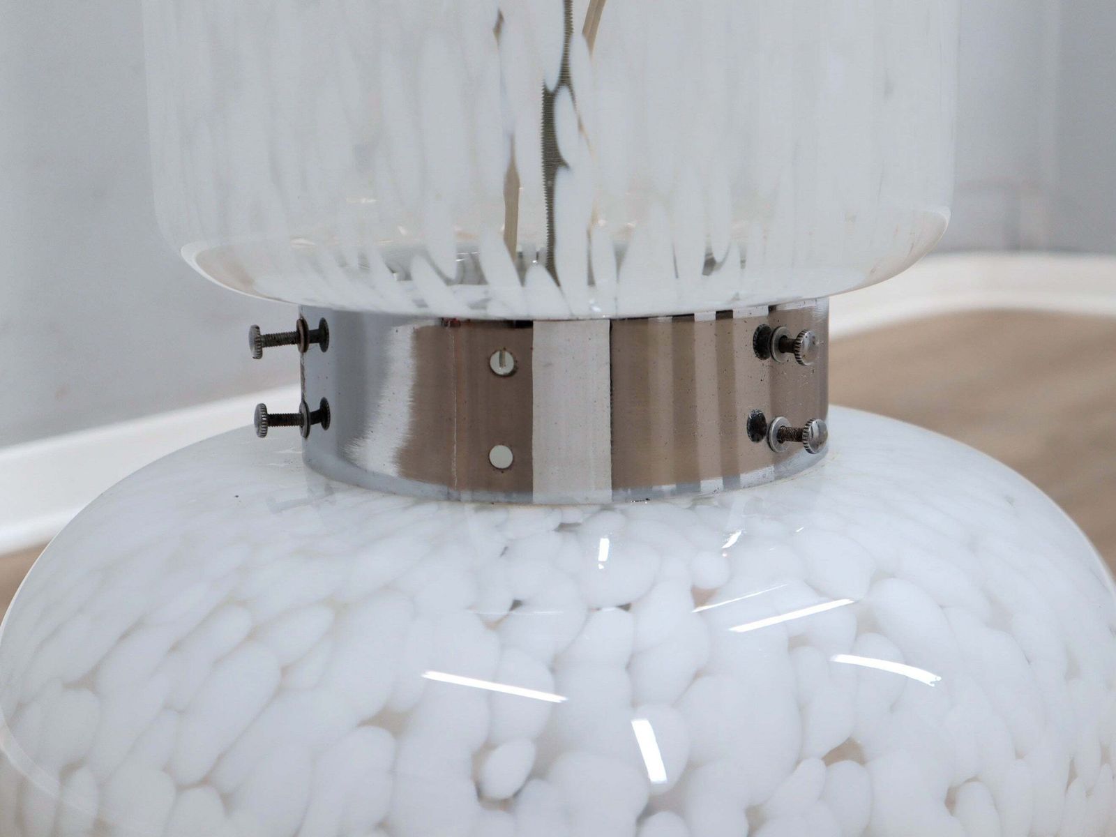 Murano Glass Totem Floor Lamp Av Mazzega 1960s photo vinterior