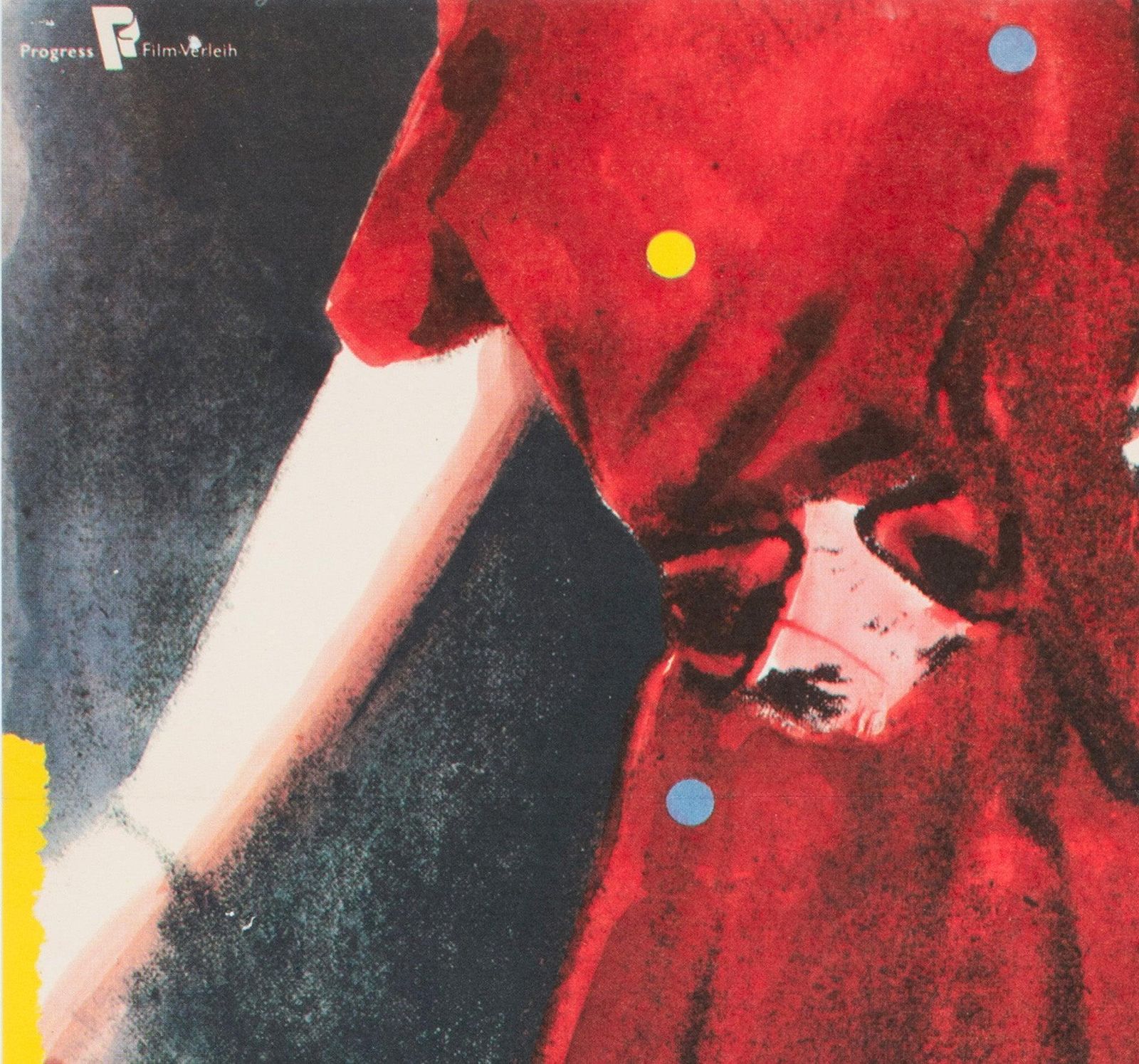 The Woman In Red 1986 East German A1 Film Poster, Werner Gottsmann photo for sale