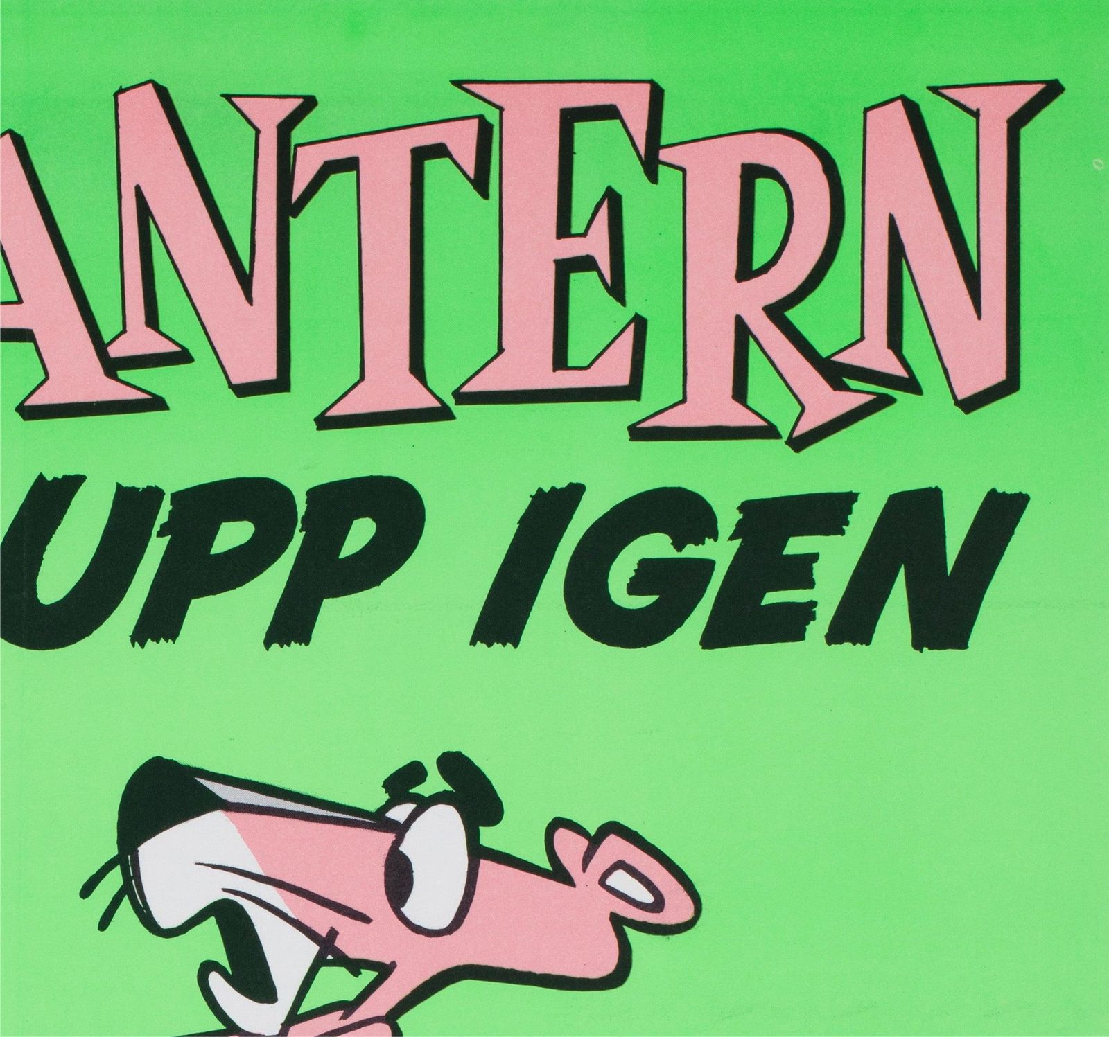 The Pink Panther 1970 Swedish Film Poster photo Art