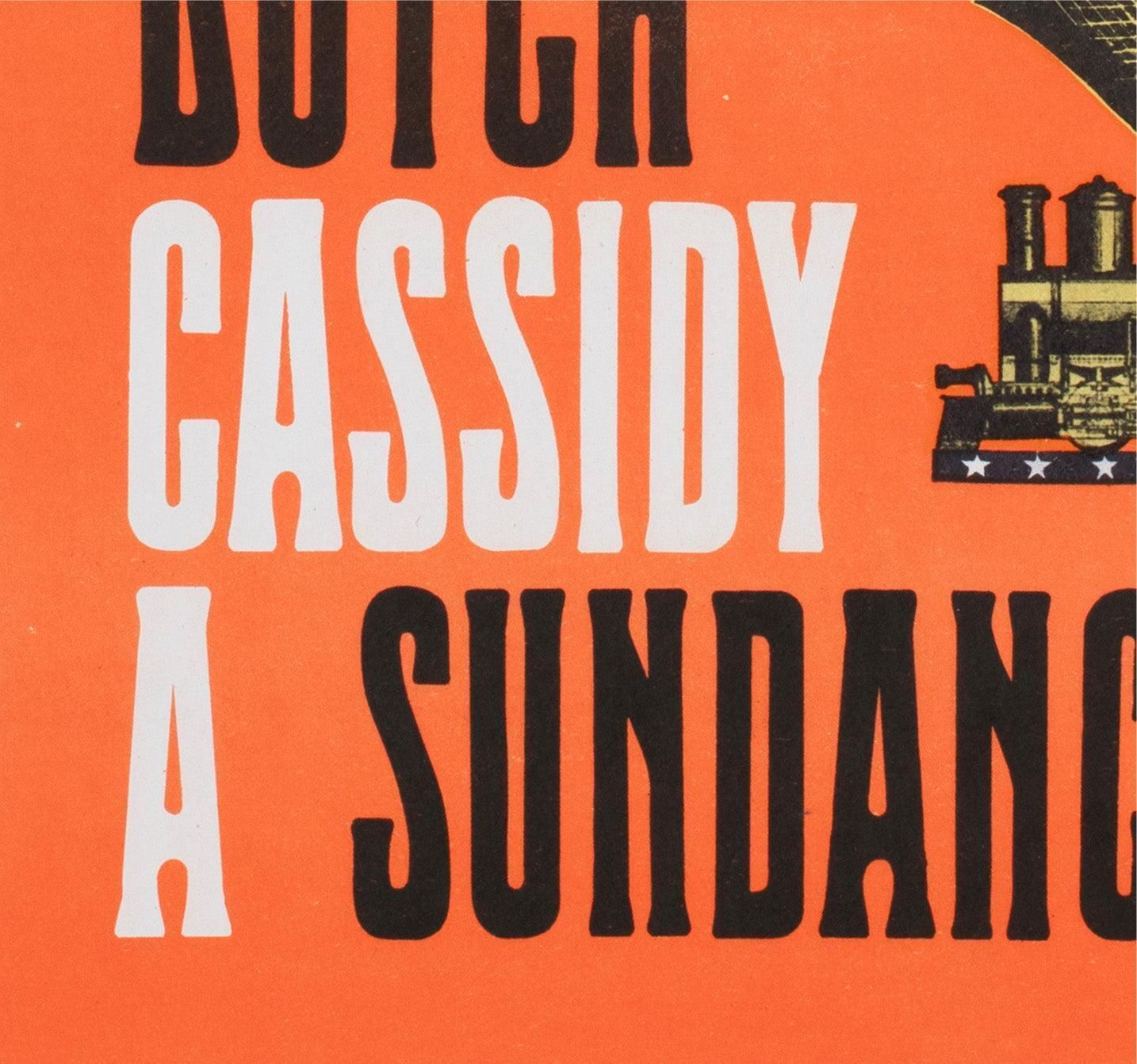 Butch Cassidy And The Sundance Kid 1970 Czech A3 Film Poster, Stanner photo buy