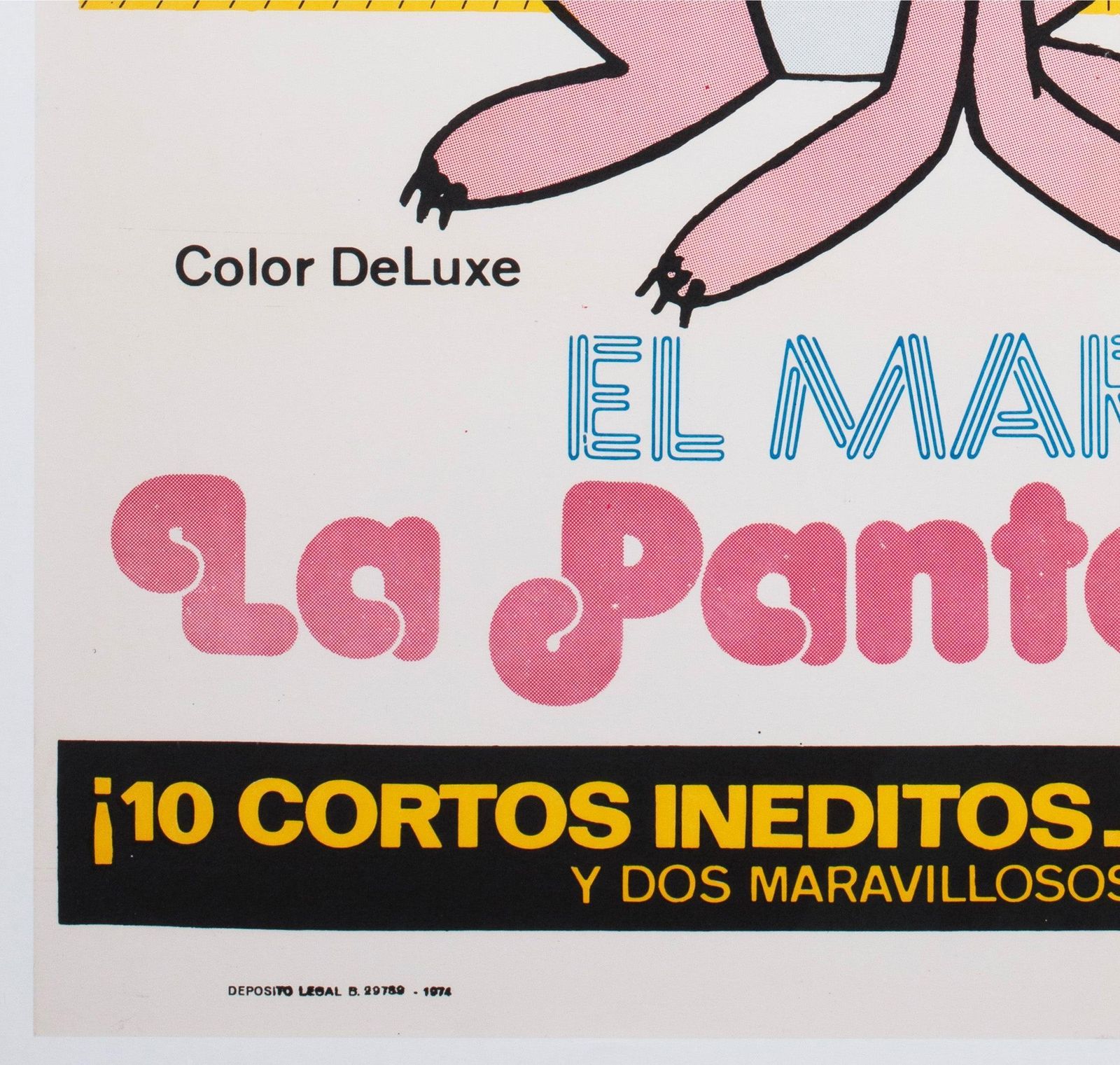 The Pink Panther Marathon 1974 Spanish Film Poster photo buy