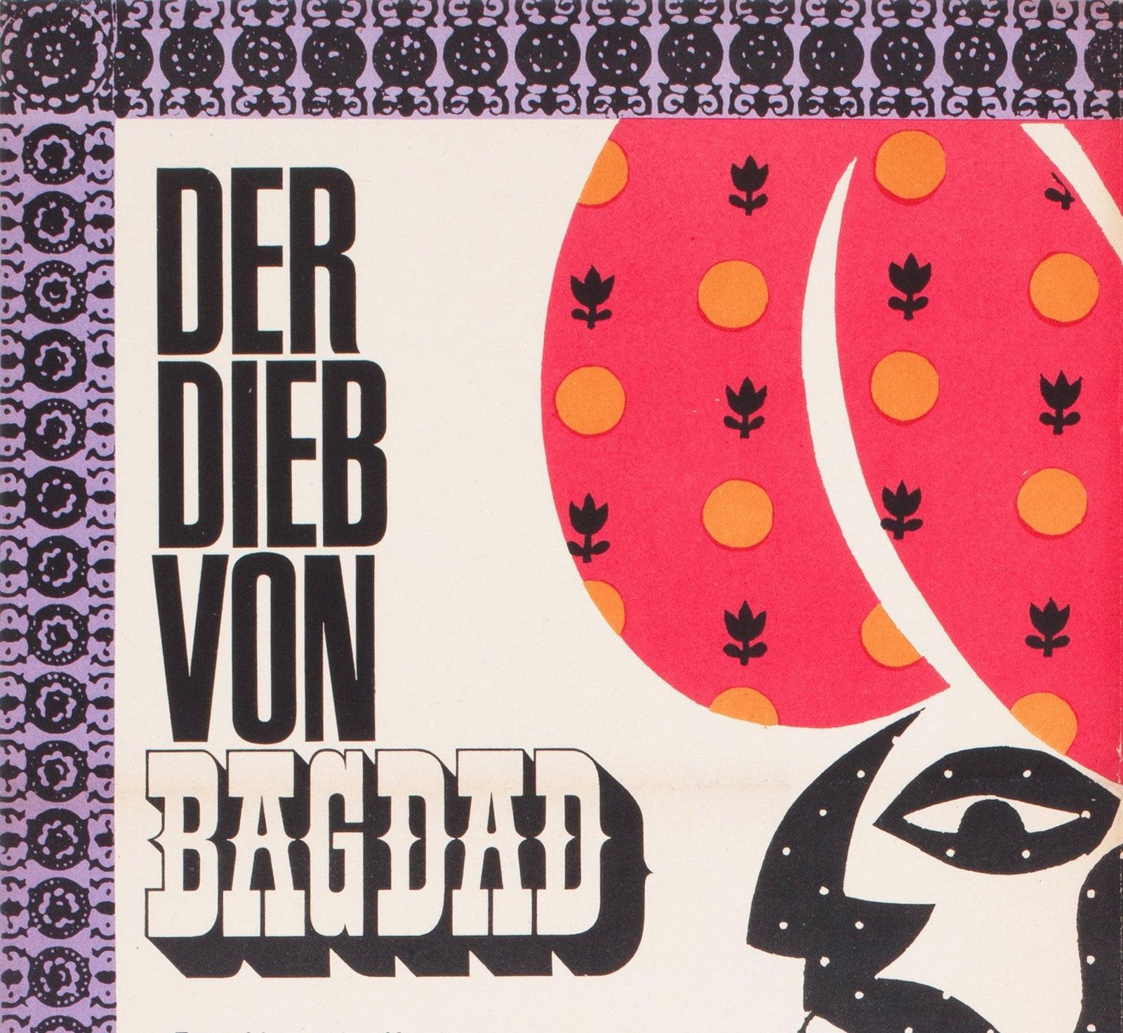 The Thief Of Bagdad 1965 Oost-Duits A1 Filmposter, Werner Gottsmann photo for sale