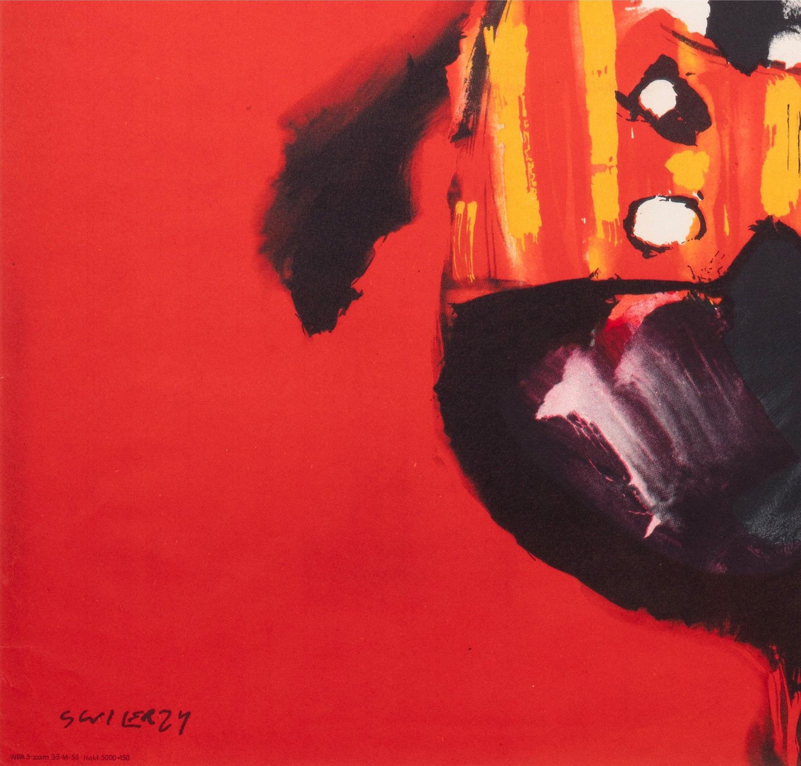 Cyrk Waistcoated Seal 1966 Polish Circus Poster, Waldemar Swierzy photo buy