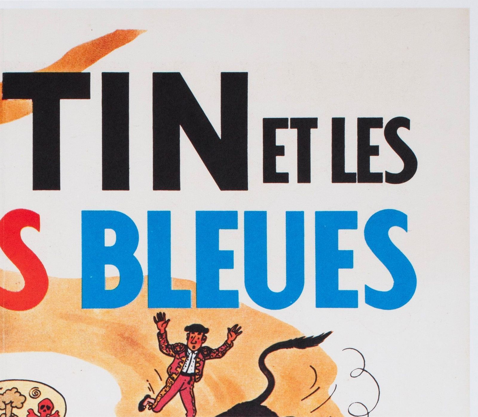 Tintin And The Blue Oranges 1964 French Moyenne filmaffiche, Hergé photo Kunst