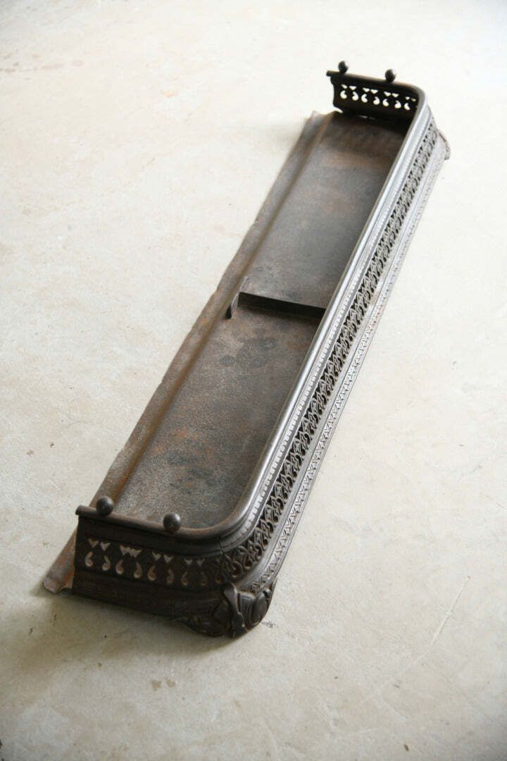photo for sale Antique Steel Fire Fender, 1800s
