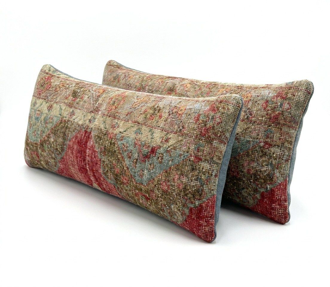 Turkish Bedding Rug Pillow Cover 40 X 120 Cm   Set Of Two photo furniture