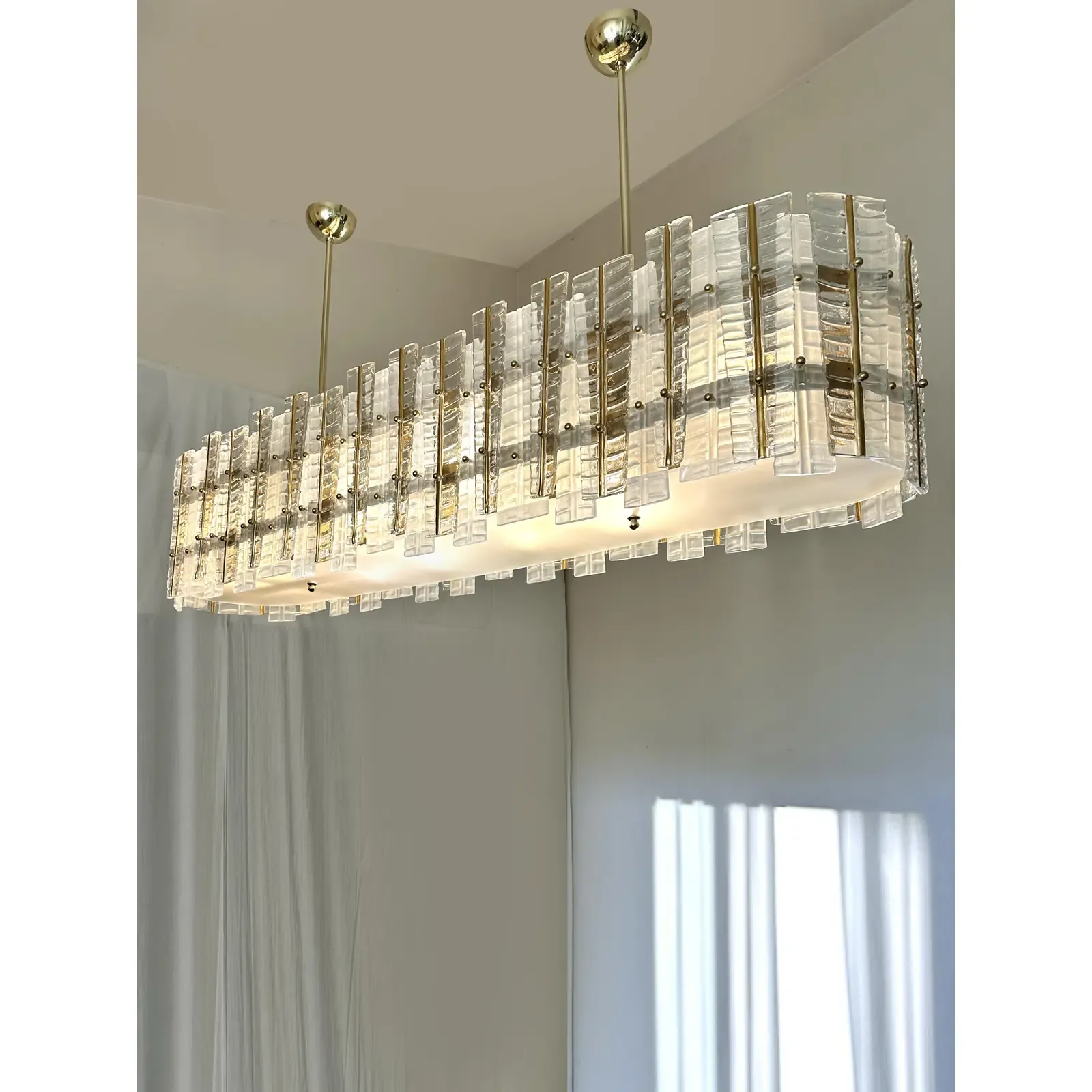 Luxury Modern Italian Tropical Gold Murano Glass Chandelier By Simoeng photo furniture