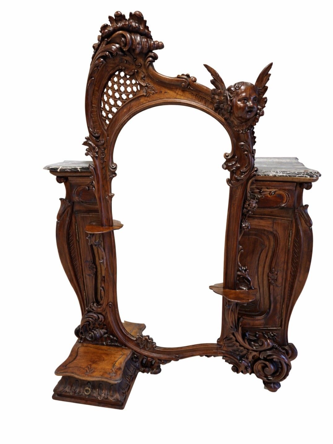 Antique Art Nouveau Italian Bedroom Set Chateau Statement Furniture photo Furniture