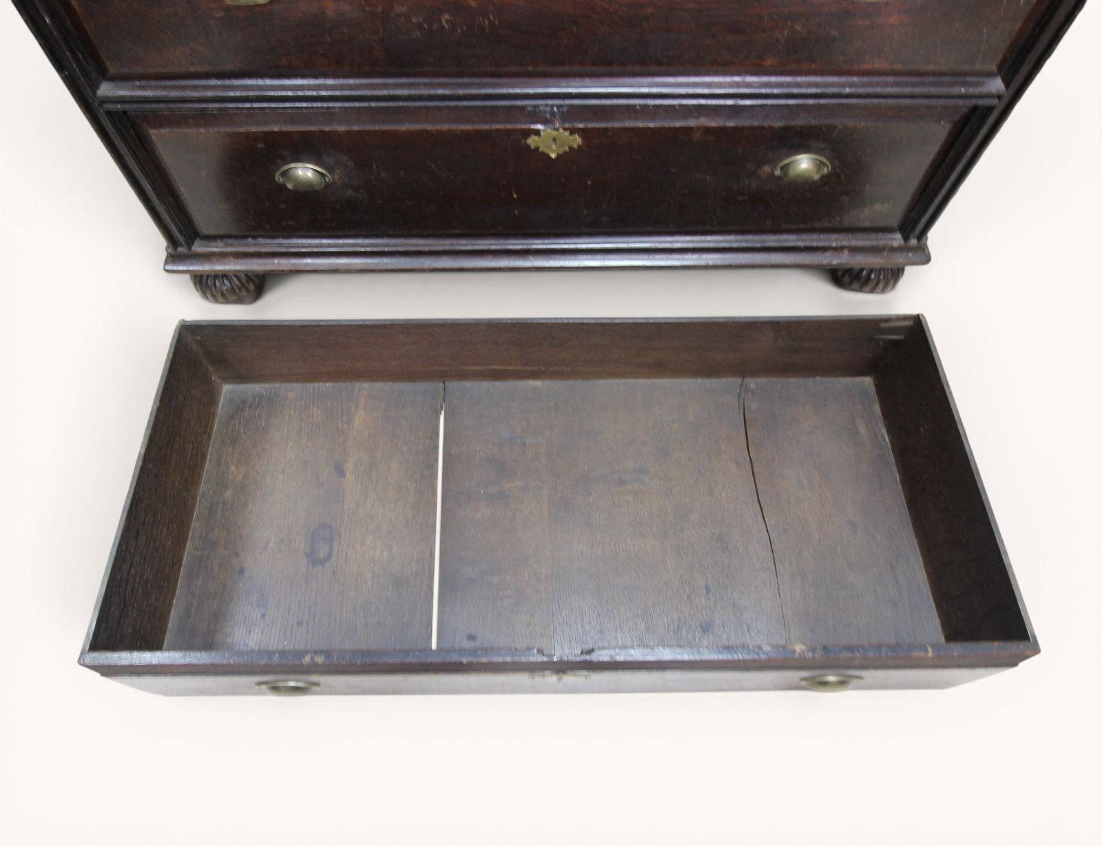 A Large Antique Solid Oak Chest Of Drawers photo furniture