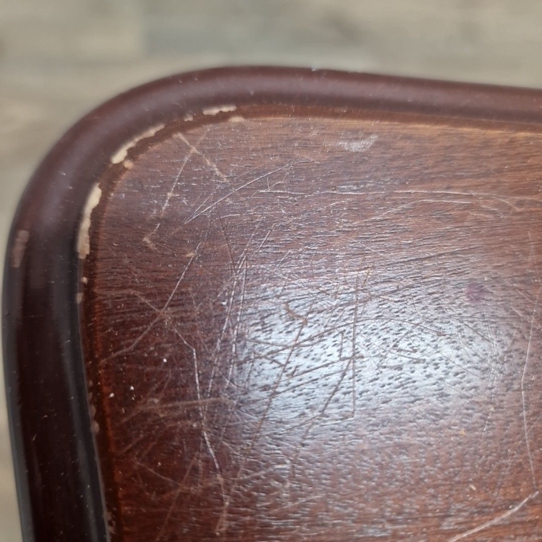 photo furniture Vintage Side Occasional Table Lamp Coffee Antique Mahogany Style Retro Wood