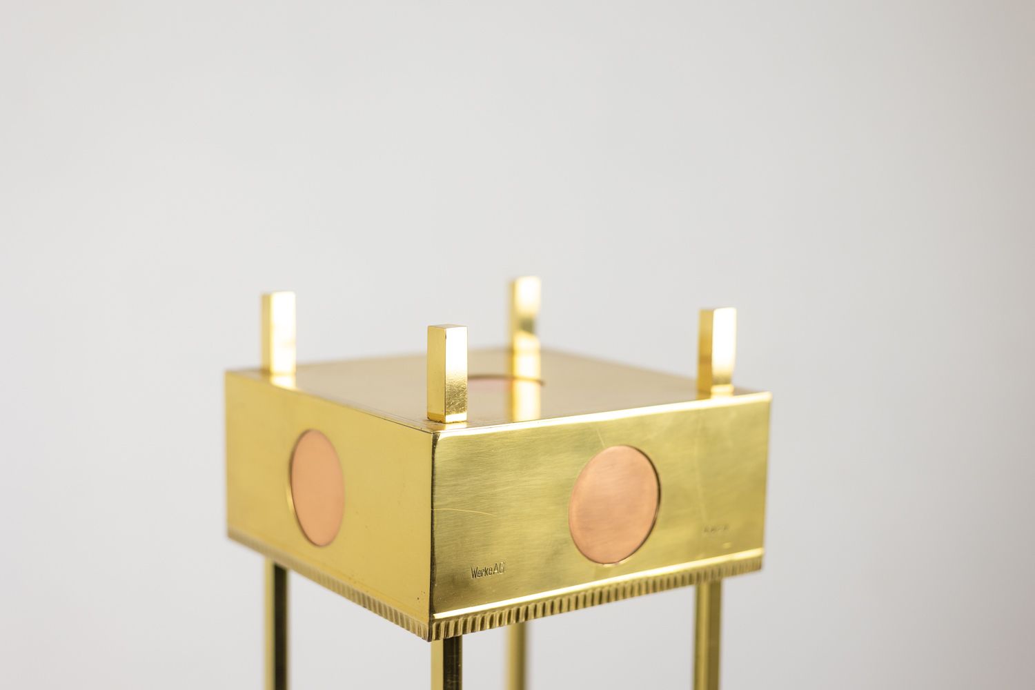 Lamp In Gilt Brass And Copper, Olympic Games Of 1936 photo vinterior