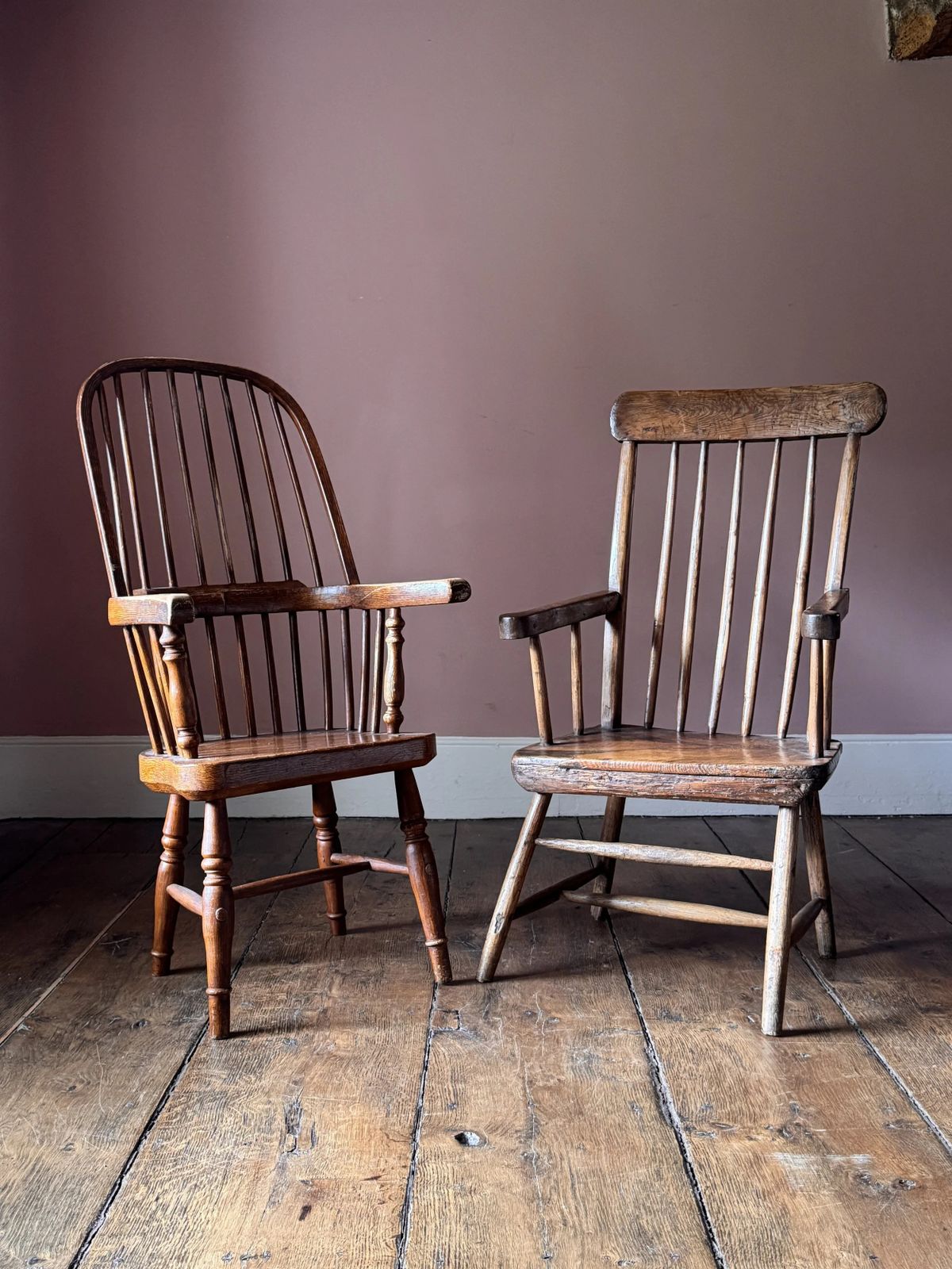 photo vinterior 19th Century Welsh Country Stick Chair