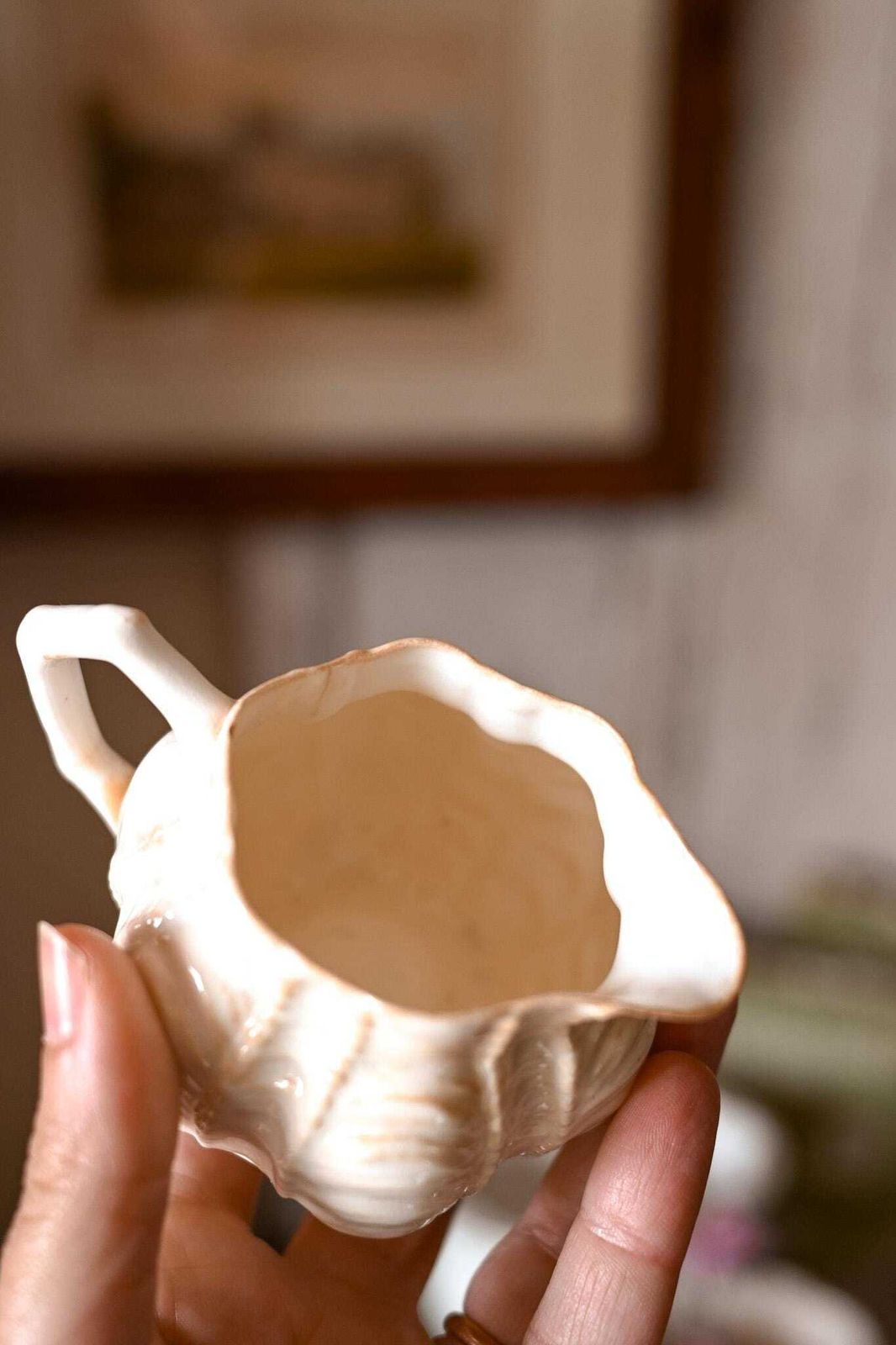 Antique Wileman & Co. Cream Jug | Rd. 150035 | Registered 1874 | As Found | Pre Shelley English Porcelain photo 78.0