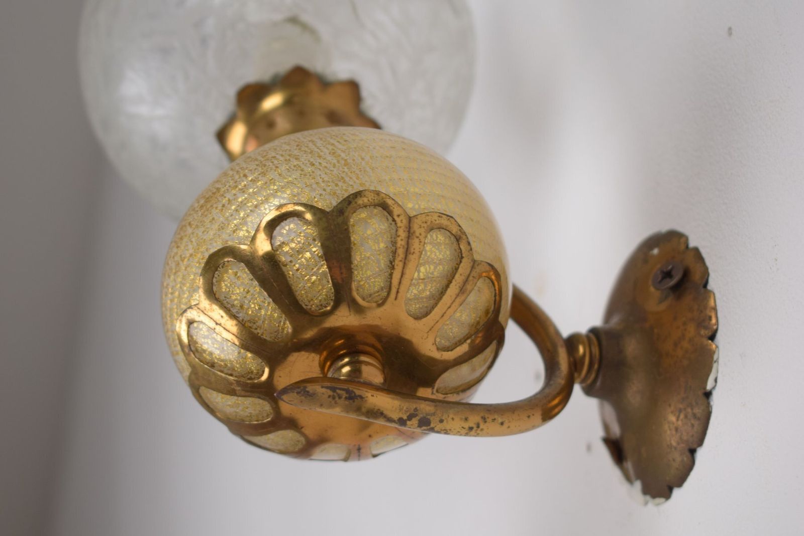 Vintage Wall Lamps From Barovier & Toso, 1940s, Set Of 2 photo 1665.0