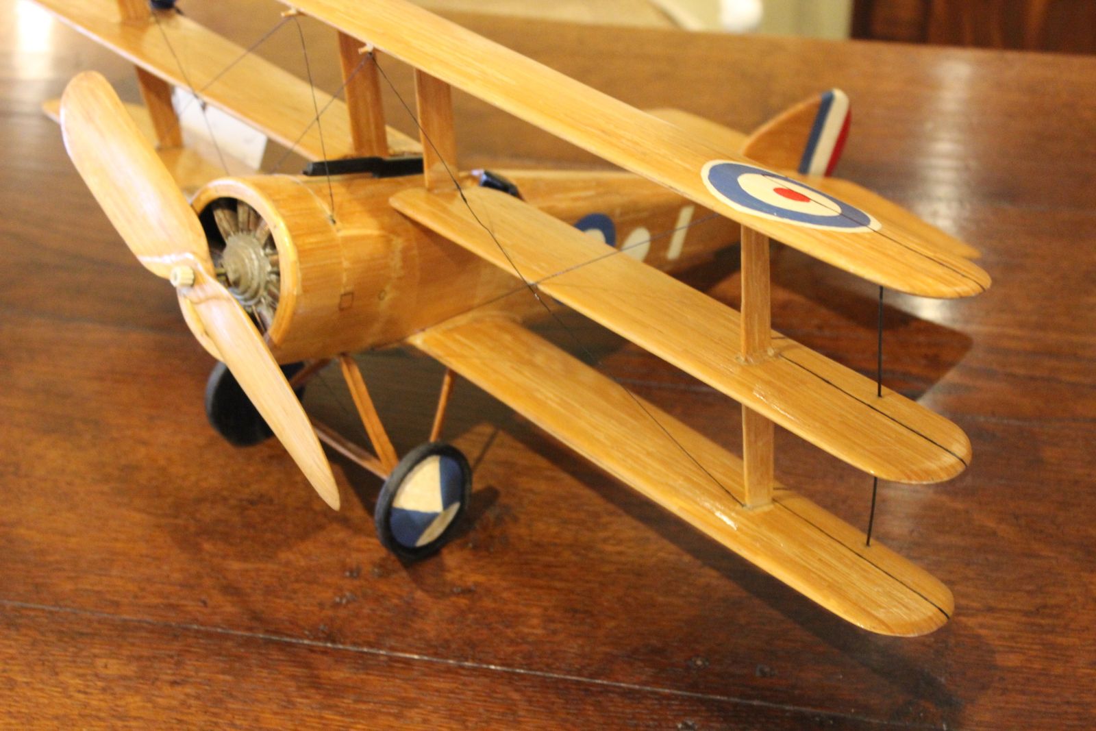 Detailed Handcrafted Model Of Sopwith Triplane photo vinterior