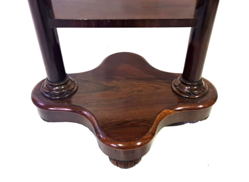 Very Unusual William IV Rosewood 4 Tier What Not Book Stand photo 1972.747