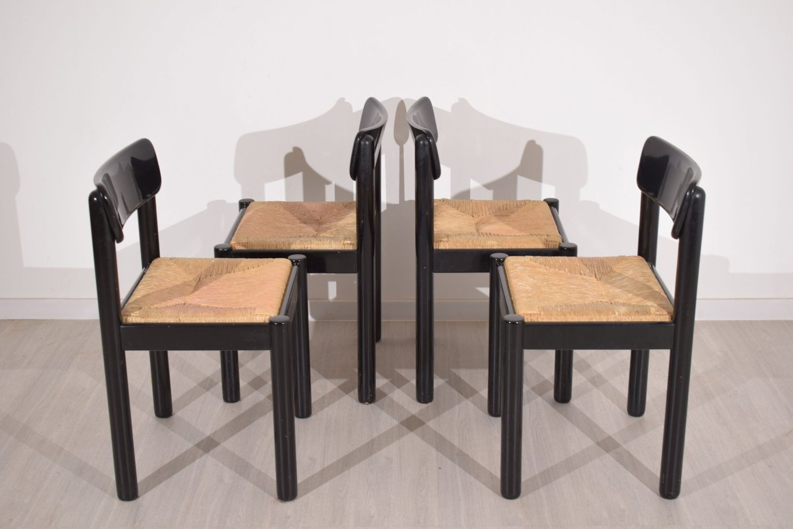 Chairs By Vico Magistretti For Schiffini, 1970s, Set Of 4 photo buy