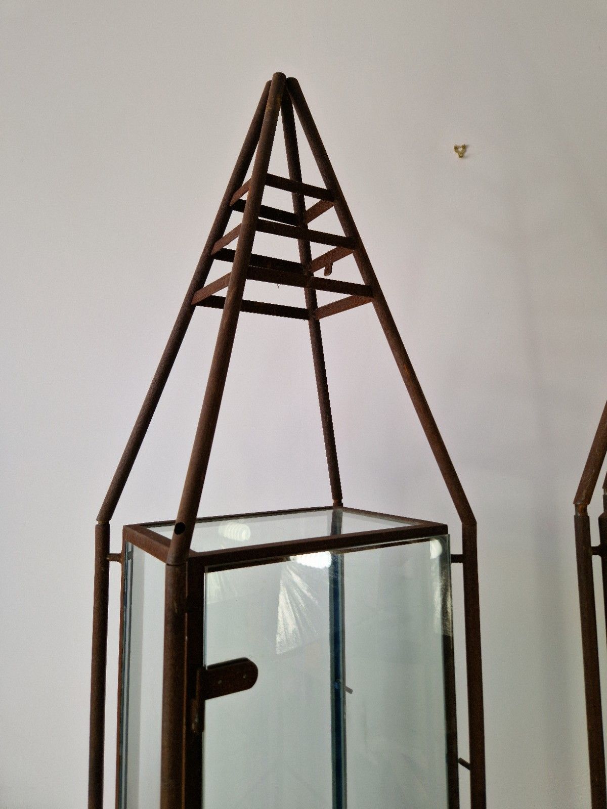 Large Antique Pyramid Retail Cabinets Large Victorian In Industrial Style photo buy
