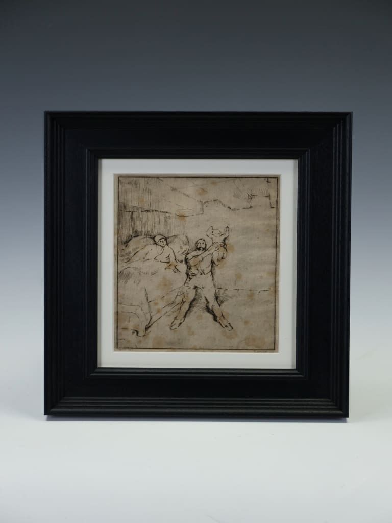 Limited Edition Engraving By Henri Ramah On "Unicorn" Laid Paper photo furniture